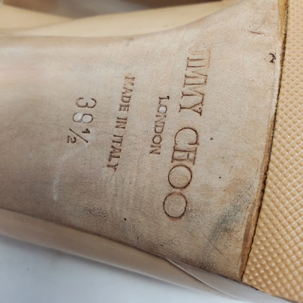 Jimmy Choo Nude Patent Pumps